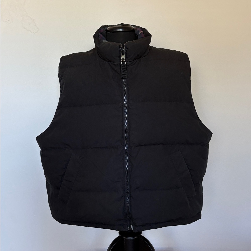 Eddie Bauer Goosedown Reversible Puffer Vest Size XXL